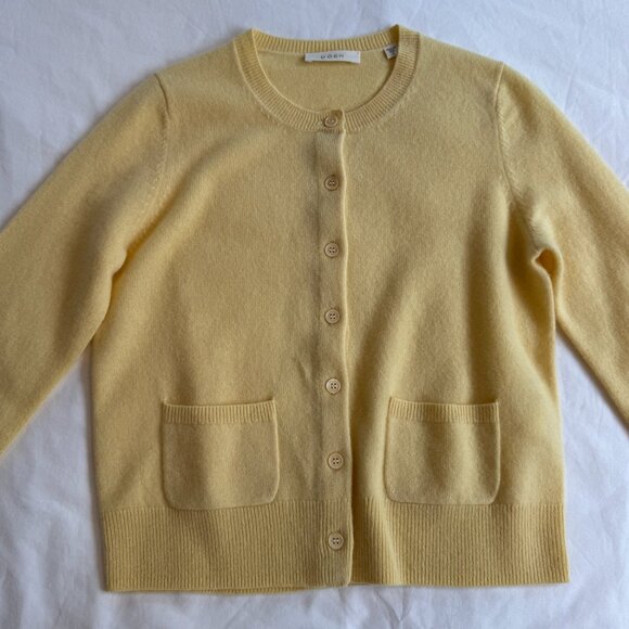 Doen the freya cashmere cardigan with pockets - Picture 2 of 4